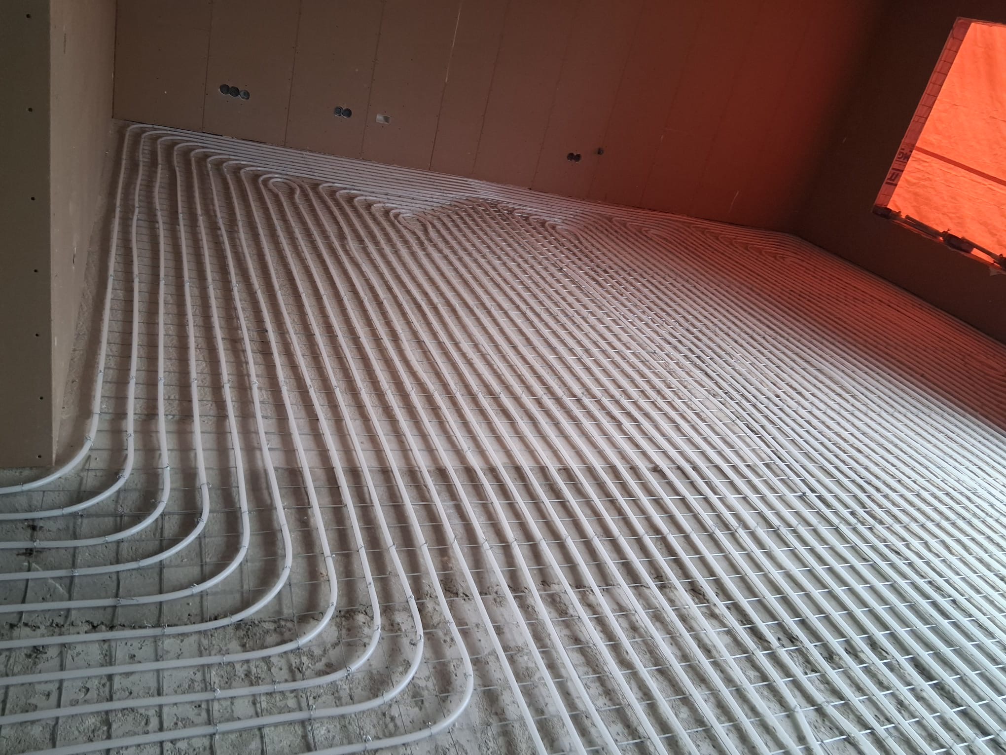 Frezen in zandcement detail